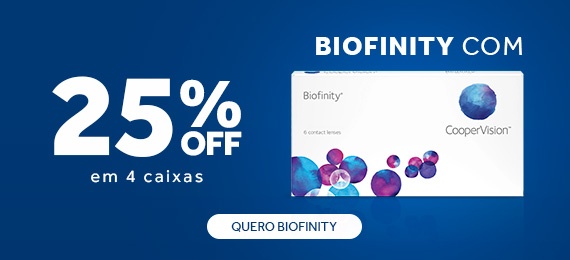 Lentes de contato Biofinity